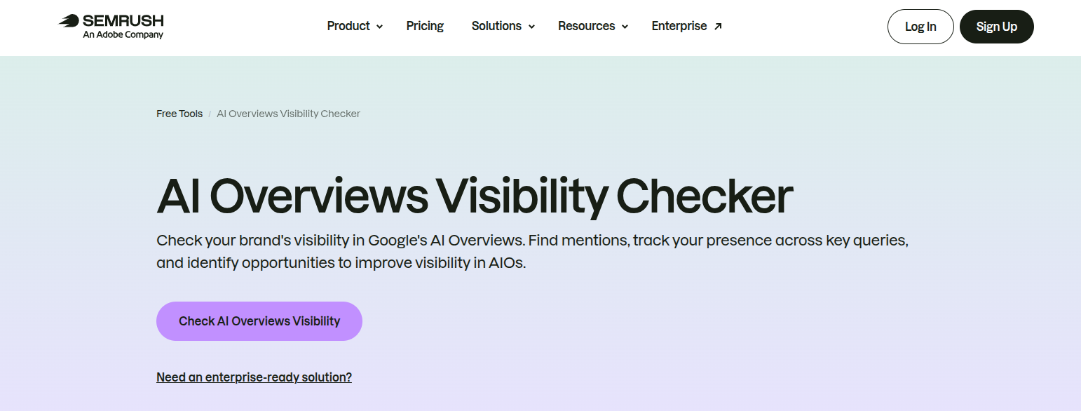 Screenshot of Semrush's Position Tracking dashboard, tracking SEO rankings from Google to ChatGPT.